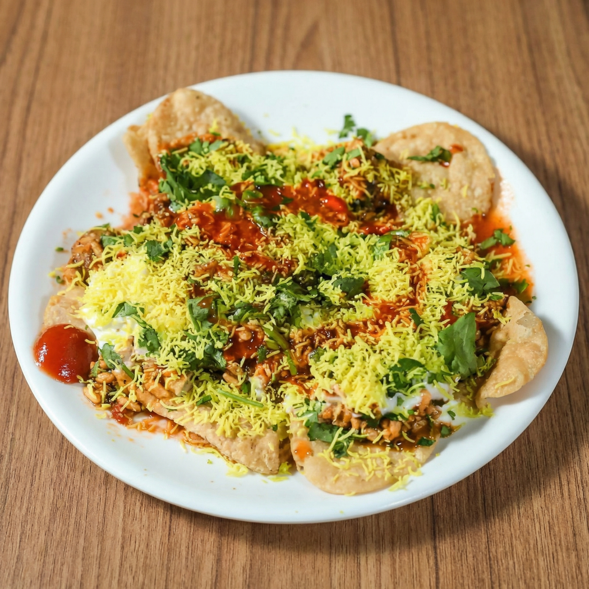 Papri Chaat - Indian street food at Gorkha Spice in Okotoks, AB